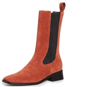 Neous 35mm Chelsea boot almond suede 38.5